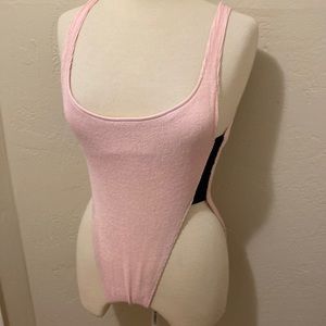 Pink bodysuit